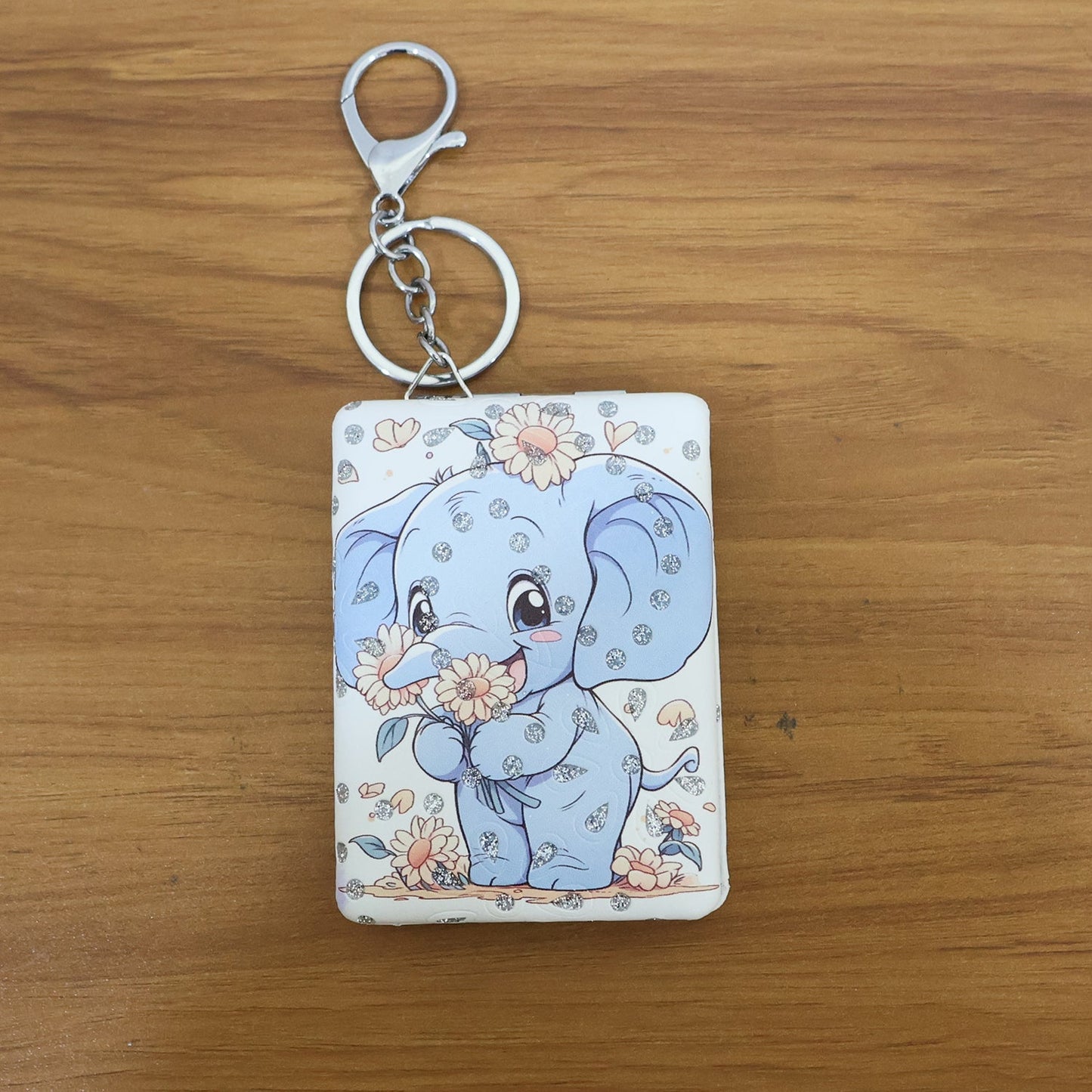 Foldable Mirror Keychain – (1 Pc)