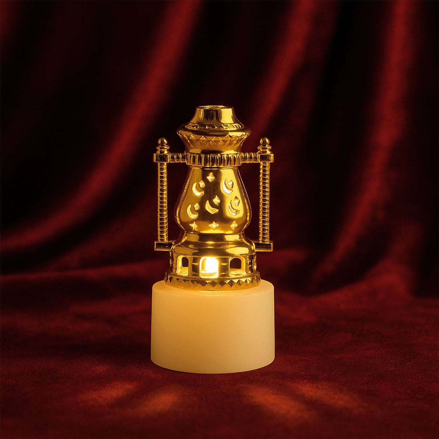 Mini Lantern-Style Flameless LED Tealights - (4 Pc)